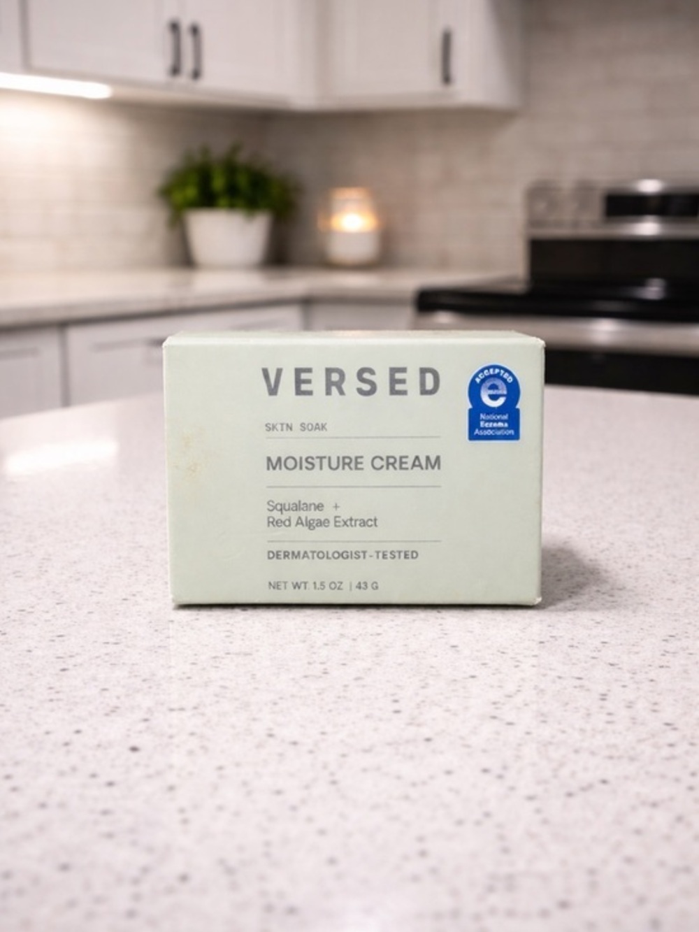 VERSED Skin Soak Moisture Cream 1.5 oz Squalane + Red Algae Hydrating Face Cream